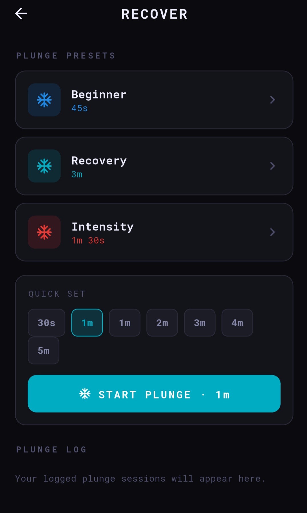 Viking Intervals – Cold Plunge Timer