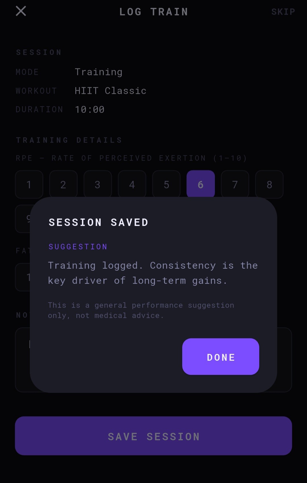 Viking Intervals – Saved Workouts