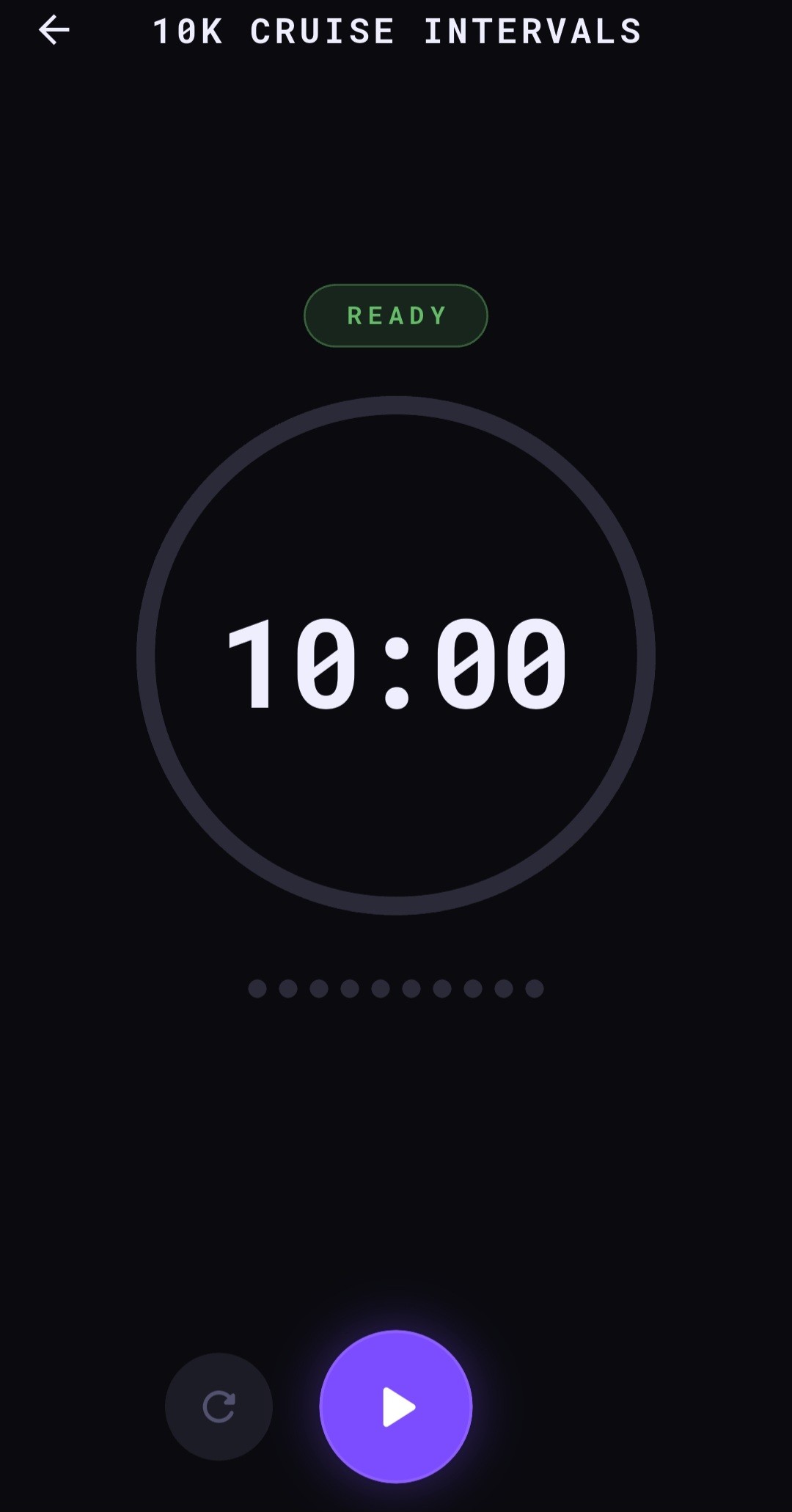 Viking Intervals – Settings